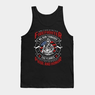 We Run Towards The Flames Tank Top